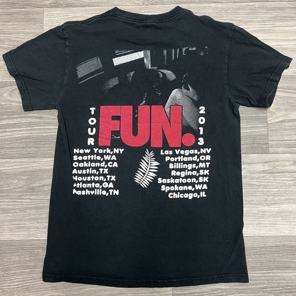 Fun Some Nights Shirt Mens Small Black Faded Distressed 2013 Tour Pop Indie Alt - Picture 1 of 9